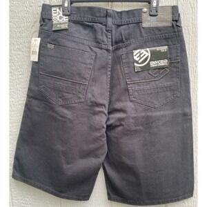 Enyce Denim Jean Shorts Black - Hip Hop Men's Size 34 NWT RELAXED FIT Y2K